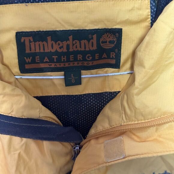 Timberland Yellow and Black Windbreaker Jacket - Picture 5 of 8
